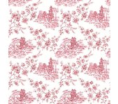Papel pintado pared casa tradicional japonesa - laure rosa fine decor - rollo de 10 m x 0,53 m