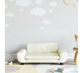 Maison exclusive - sofá para niños de terciopelo crema 70x45x33 cm