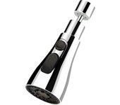 Aireador de grifo giratorio, aireador de grifo de cocina, 3 modos m22 m24, ahorro de agua para grifo, adaptador de grifo exterior