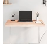Tablero de madera maciza sin tratar con borde a juego
