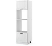 Vicco armario para microondas r-line, blanco casa de campo, 60 cm