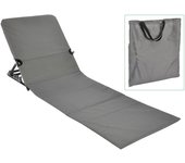 Alfombra para tumbona de playa plegable de pvc gris 02_0011995