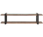 Mueble de tv de madera maciza reciclada 160x40x40 cm
