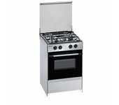 Meireles g1530dvx cocina inox gas natural 3 fuegos 53x57