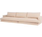 Sofá recto tono beige 325x105cm
