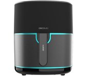 Cecotec freidora de aire sin aceite de 65 l cecofry fantastik inox 6500 pack air fryer 1700 w acero inox 9 menús tecnología perfect cook