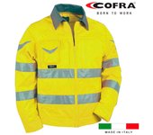 Cazadora warning cofra talla 52
