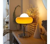 Lámpara de mesa medieval, lámpara nórdica moderna para tarta de huevo, luz de tres colores, normativa europea