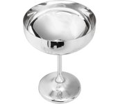 Copas de vino con tallo de acero inoxidable, copa de champán de metal, copas decorativas, copa de oreja de trigo, revestimiento de cobre, copas de vin