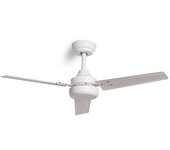 Ledkia ventilador de techo silencioso vacker 105cm motor dc para exterior mando a distancia sin luz