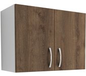 Mueble alto hotte haaus karo, roble bronce/blanco, 60 x 30 x 45 cm