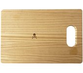 Tabla de corte cuadrada con asa en madera 29,5x19,5cm scalpers home