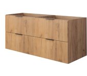 Mueble de baño, roble craft dorado, 120 x 57 x 46 cm