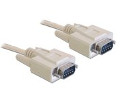 Serie delock rs-232 sub-d9 macho > rs-232 sub-d9 macho, cable de 2 m