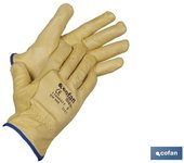 Guante vacuno extra c/borreguito t-10