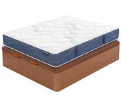 Pack colchón flex habana 160x200 + canapé abatible flex madera 25 cerezo (montaje incluido)