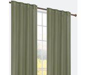 Cortina con clips ocultos 140*260cm verde-individual