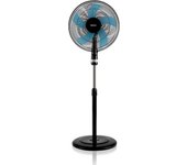 Ventilador de pie oscilante/sobremesa/pared /3 en1- 3 velocidades - 5 aspas - base redonda - 16” 40cm - 50w