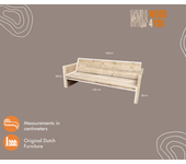 Wood4you - banco de jardín - madera - kit de construcción