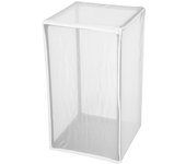 Jaula de malla para insectos, hábitats de mariposas, jaulas de cría, accesorio para invernadero,42x42x77cm