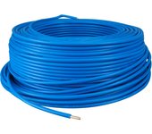 Monoconductor de cable rigide 6mm2 monobrin - bobina azul 100m