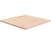 Tablero cuadrado 60x60x1,5 cm madera maciza de roble sin tratar