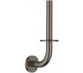 Grohe essentials portarrollos metálico con fijaciones ocultas, grafito duro cepillado (40385al1)