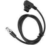 Adaptador de fuente de alimentación con cable mini xlr de 4 pines macho a hembra d-tap para monit