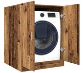 Mueble para lavadora madera vieja 70,5x71,5x91,5 cm