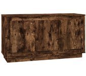 Aparador | aparador de comedor | armario de cocina madera contrachapada roble ahumado 102x35x55 cm cfw31018