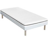 Conjunto somier + colchón 90 x 190 cm de espuma desenfundable grosor 10 cm - nasus de dreamea