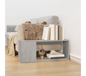Mueble para tv madera contrachapada gris hormigón 80x24x32 cm