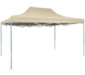 Maison exclusive - carpa plegable profesional acero color crema 3x4 m