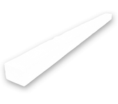 Viga imitación madera 16cm de ancho x 13cm de alto x 4m de largo color blanco decorativa de poliuretano vu4001d-b