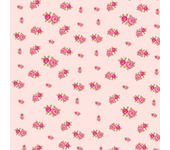 Papel pintado floral rosas rosadas