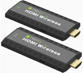 Techly idata hdmi-wl53 extensor av transmisor av y amplificador receptor negro