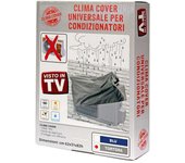 Funda aire acondicionado gris tórtola 82x31x62 cm