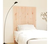 Cabecero de cama，panel de cabecera，decoración de pared de pared madera maciza de pino 95,5x3x110 cm cfw71323