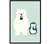 Art-poster - stay cool - andy westface - con marco negro 30 x 40 cm