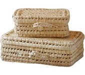 Maleta de hoja de palma