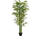 Planta artificial bambú 180 cm con maceta, decorativa y realista, perfecta para interiores, fácil de mantener