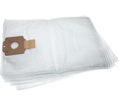 Vhbw 5x bolsa aspiradora compatible con nilfisk gd 320, gwd 300, gwd 320, gwd 335 aspiradora - vellón micro, 53,3 cm x 39,8 cm, blanco