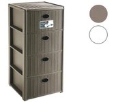 Cómoda 'elegance' 40x40xh80 cm - gris tórtola