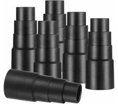 Juego de 6 adaptadores de manguera de succión, adaptadores de conector de manguera de succión para aspiradoras de taller universales