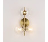 Aplique de pared con esferas de cristal caty - 3 x g9