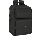 Mochila para portátil sevilla fútbol club premium 15,6'' negro (31 x 44 x 13 cm)