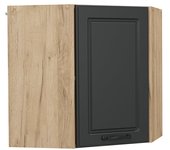 Vicco armario colgante de esquina r-line, antracita casa de campo, 57 cm