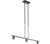 Lámpara colgante negra sin pantalla - combi 3 deluxe