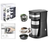 Cafetera eléctrica kiwi kcm-7505 420 ml 750w negro