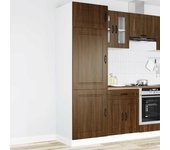 Mueble de cocina kalmar de madera contrachapada marrón roble